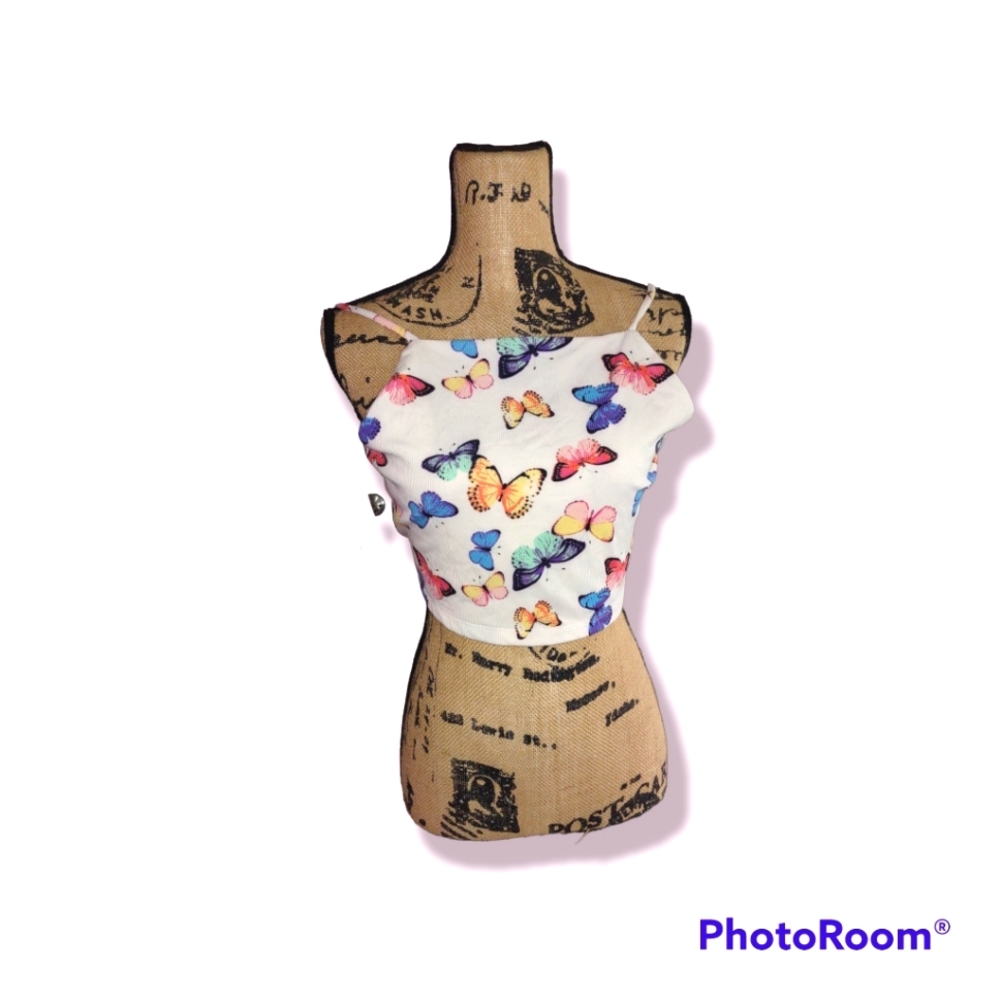 Butterfly crop top